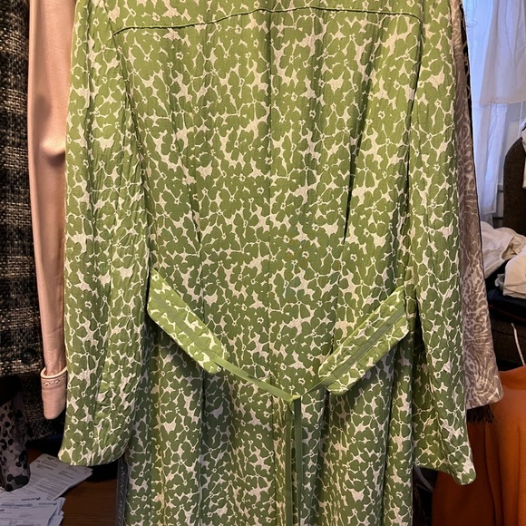 Nine West Light Green Patterned Long Jacket/Blazer Size XL. EUC - Picture 7 of 7